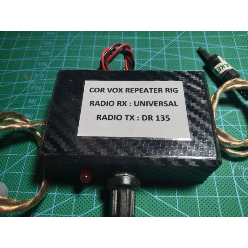 Cor VOX REPEATER RIG, RADIANO RX UNIVERSAL, RADIO TX ALINCO DR 135 REAR JEK