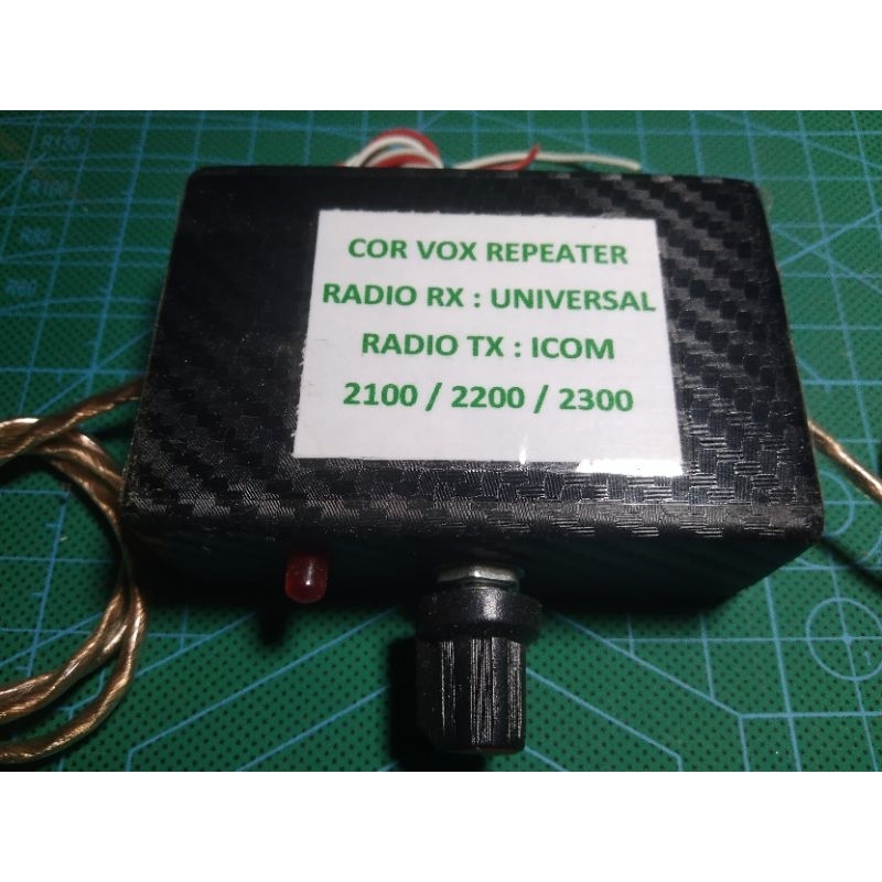 COR VOX REPEATER RIG, RADIANO RX UNIVERSAL, RADIO TX ICOM 2100/2200/2300