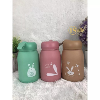 BOTOL KELINCI MINI 330 ML BOTOL ANAK RABBIT tanpa box | TANPA KARDUS | BOTOL MINUM ANAK | BOTOL KACA TUMBLR ANAK | TUMBLR LUCU