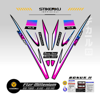 สติกเกอร์ F1ZR MOTIF 12 STICKER FIZR Z SS TWO Y110 Ss110 สติกเกอร์ ติดตกแต่ง ลิสต์ เสา เสา เรียบง่าย เรียบง่าย ตัวแปร คริสตัล FIZR สติกเกอร์