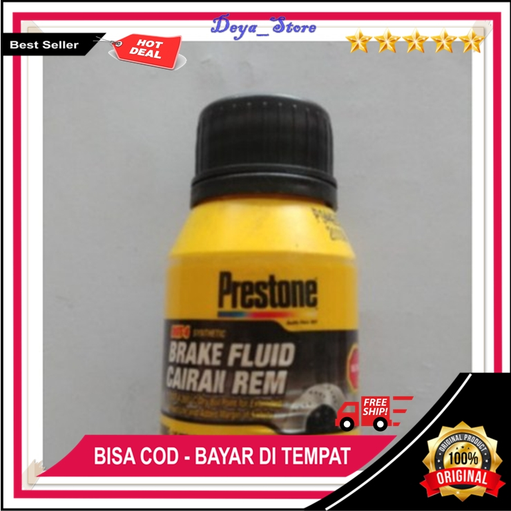 Prestone Brake Fluid Original Prestone Dot 4 Brake Fluid 50ML สีใส