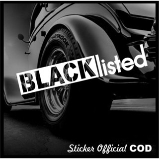 สติกเกอร์ Jdm blacklisted