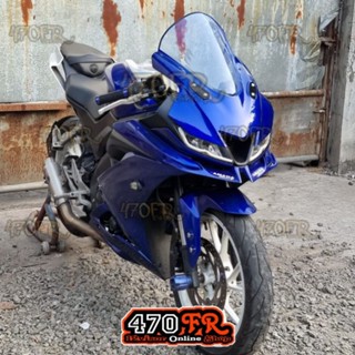 กระจกกันลม R15 V3 sporty jenong. visor R15 V3 asia super jenong sporty plus รายการยาง