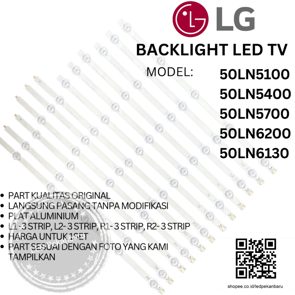 LG 50 INC LED TV BACKLIGHT 50LA6200 50LA6130 BL 50LA SERIES 3V LAMP