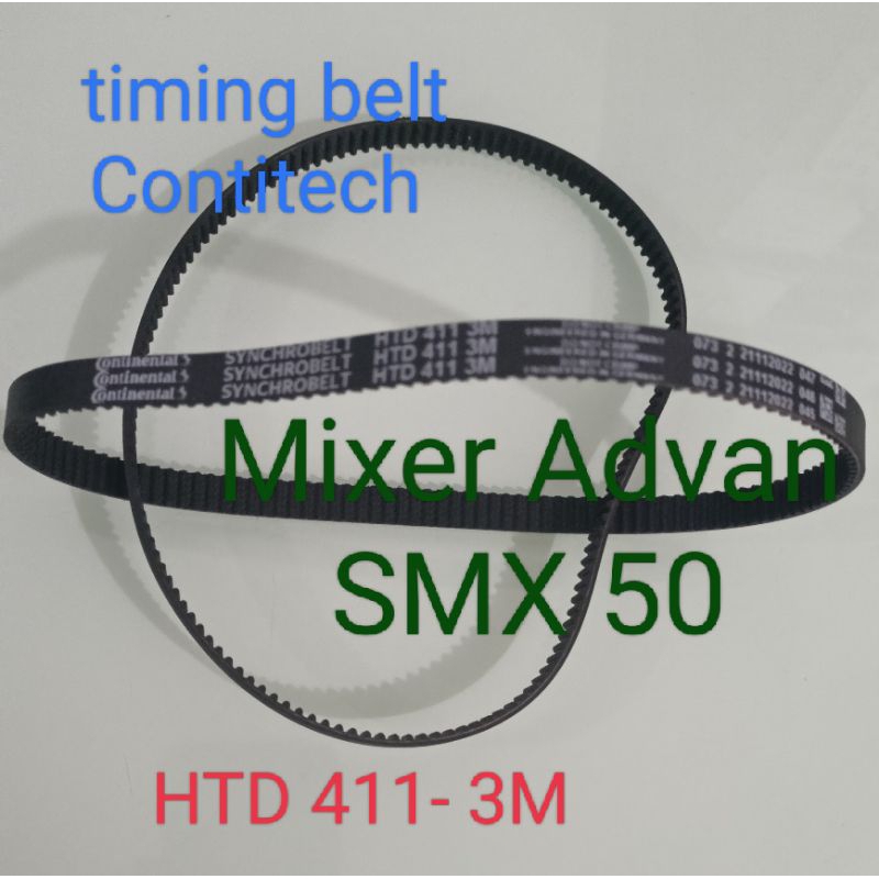 สายพาน V, สายพานไทม์มิ่ง HTD 411 - 3M, เครื่องผสมแป้ง Contitech, ADVAN SMX 50