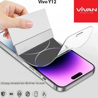 Vivan ไฮโดรเจล Vivo Y12 ป้องกันรอยขีดข่วน ของแท้ คริสตัลใส ป้องกันหน้าจอ ป้องกันเต็มรูปแบบ