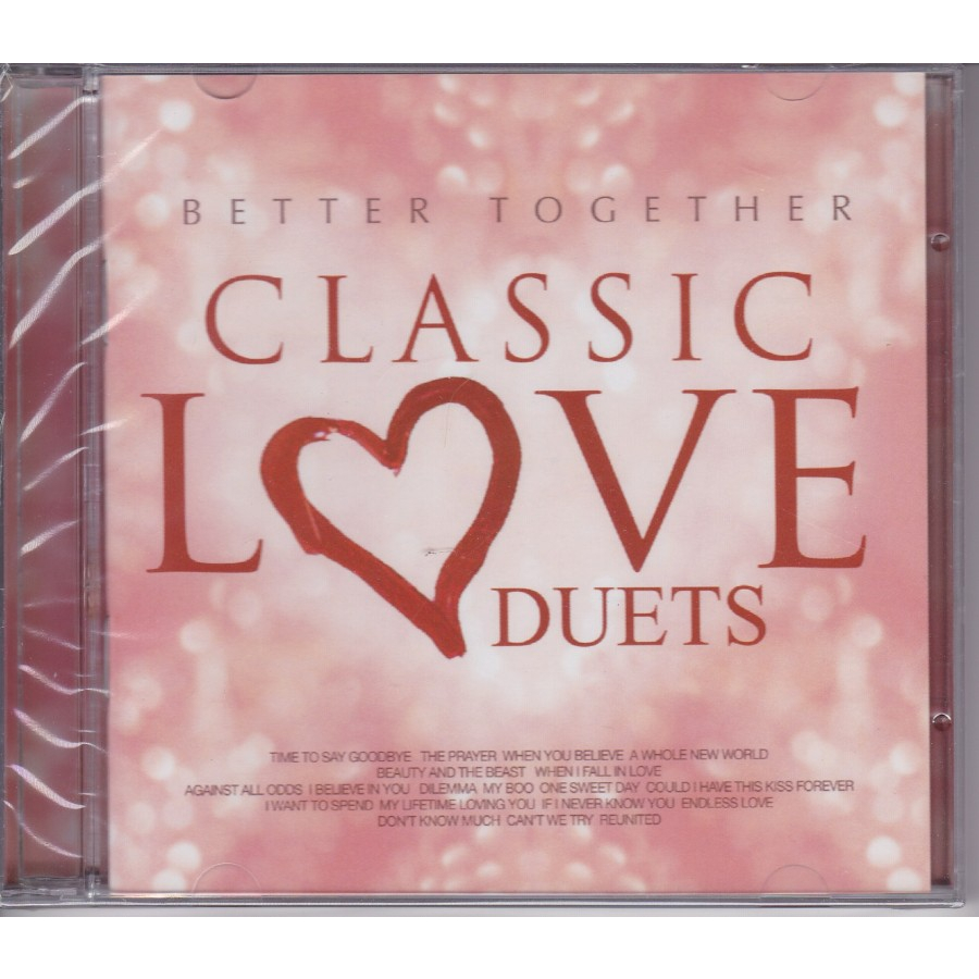 Cd Classic Love Duets 2CD - Andrea Bocelli, Celine Dion, Mariah Carey