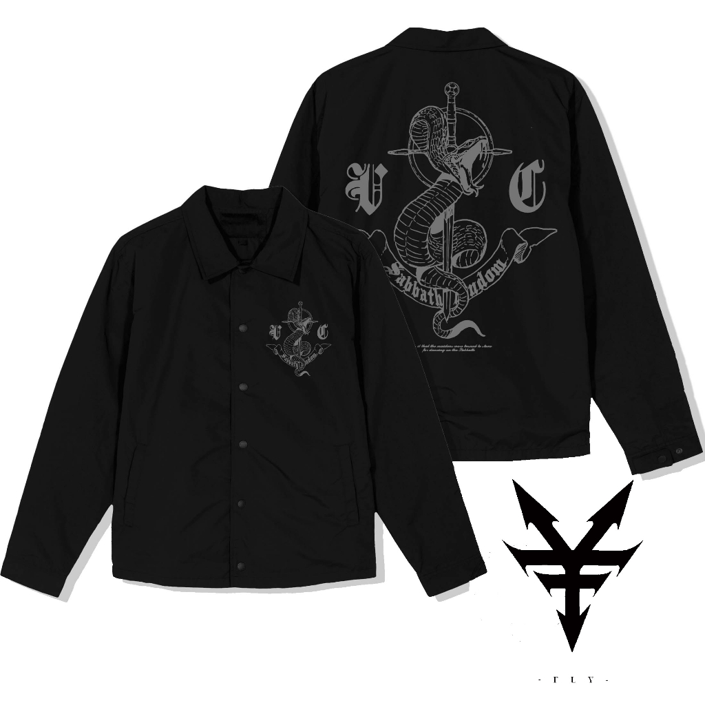 เสื้อกันลม Jay joo Wind Breaker Sabbath Crew Coach Jacket