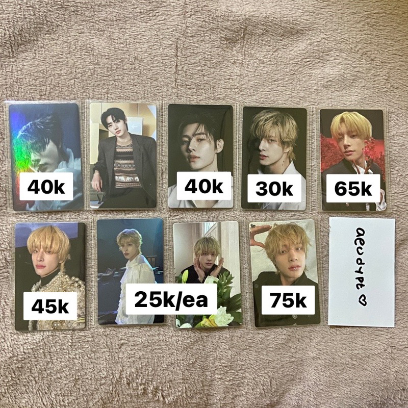 EHYPEN Jake Sunghoon Photocard Dark Blood POB PO Benefit Engene ver Enver Kokop Bunga ใหม่ครึ่ง Full