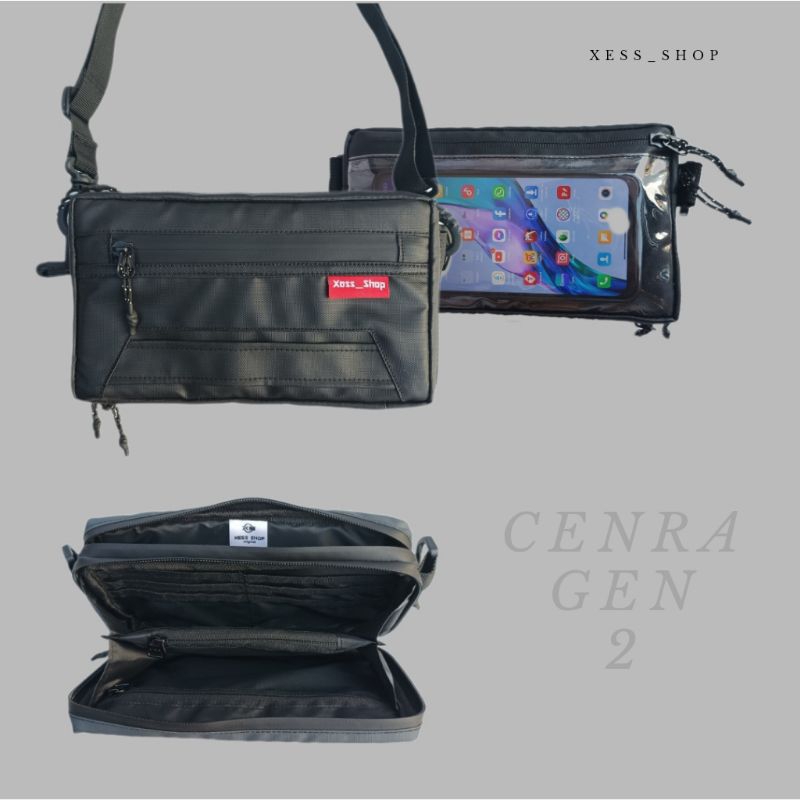 กระเป๋าคลัทช์กระเป๋าถือ Slingbag กันน้ํา Unisex Cenra Gen 2