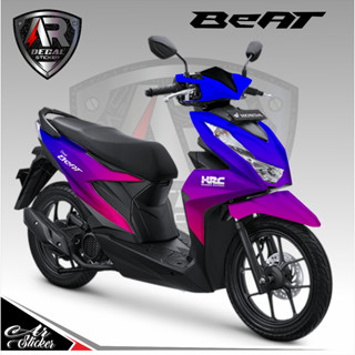 สติกเกอร์รูปลอก แบบเต็มตัว BEAT FI NEW 2020 2023 Deluxe STREET - Dekal Sticker BEAT STREET 2020 2023 D5 009