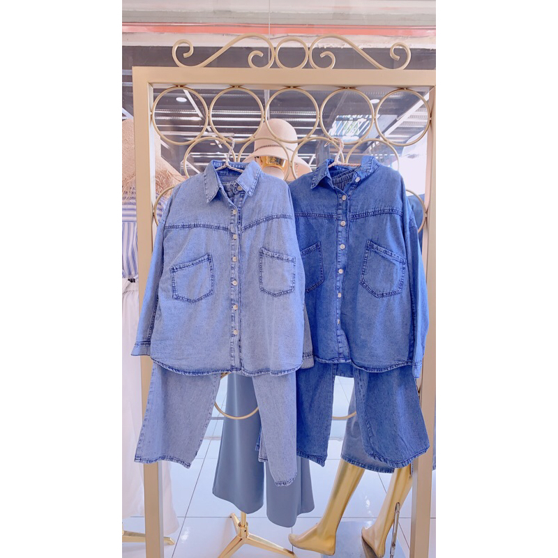 ONE SET กางเกงยีนส์*