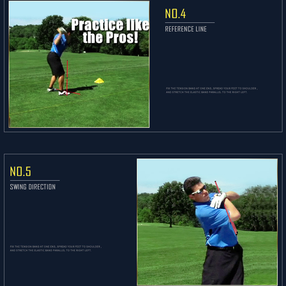 PGM Golf Alignment Stick Set Swing Path Trainer Practice Indicator Stick ราคา ถูกที่สุด ดีลบีเคเค แกลเลอรีภาพที่ 6