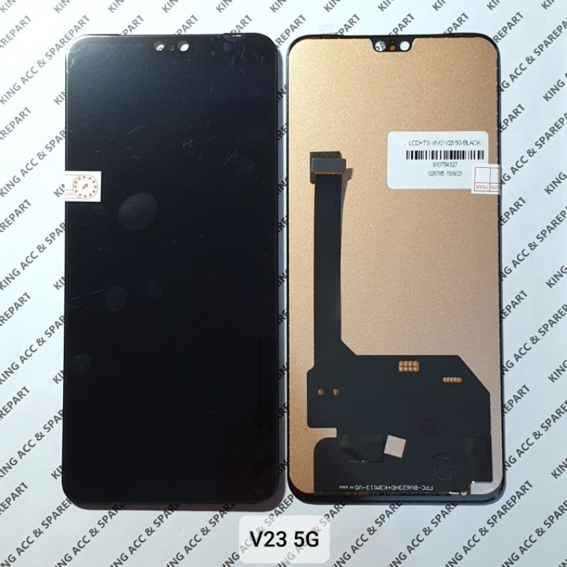 หน้าจอสัมผัส LCD VIVO V23 5G V2130 สีดํา INCELL