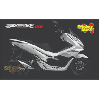 สติกเกอร์ตัด แบบเรียบง่าย สําหรับ honda pcx 150 pcx 150