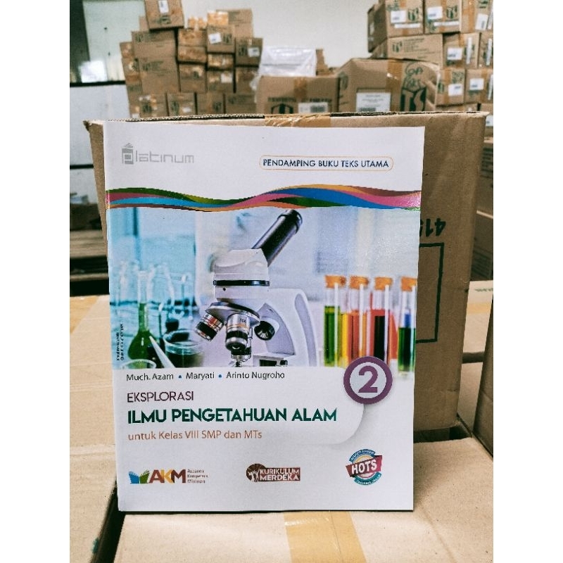 หนังสือสามชิ้นล่าสุด "Islamic junior school 2 ksp" (หลักสูตรอินโดนีเซีย)