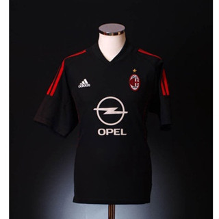 เสื้อกีฬาแขนสั้น ลายทีม AC MILAN 2002 3RD