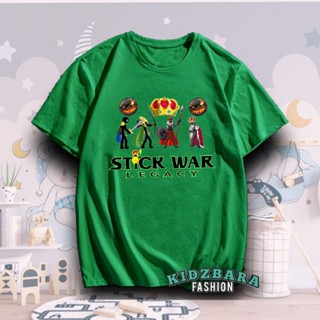 เสื้อยืด ลาย Stick war lagacy สําหรับเด็ก