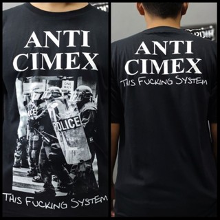 เสื้อยืด พิมพ์ลาย Anti CIMEX PUNK BAND