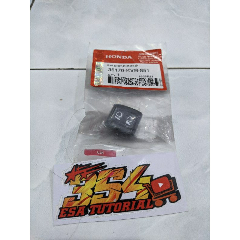 ชุดสวิตช์หรี่ไฟ (ไฟสูง) – BeAT คาร์บูเรเตอร์ 35170KVB851