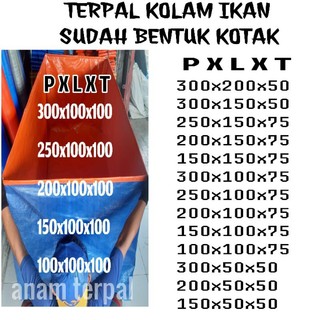 TERPAL KOLAM IKAN 300x200x50 A'3 KOREA