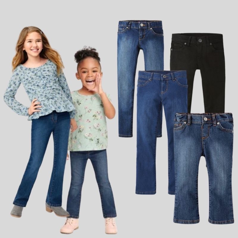 JN001 JE001 JE002 JN015 กางเกงยีนส์เด็กผู้หญิง PL@CE ON