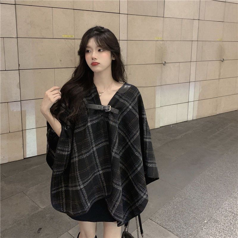 พรีเมี่ยมผู้หญิง WOOL COAT CAPE