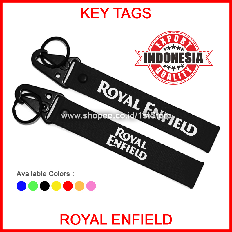 GANTUNGAN ROYAL ENFIELD KEYCHAIN รถจักรยานยนต์โลโก้ RE CLASSIC METEOR INTERCRETINENTAL GT CUSTOM ตัวแปรอุปกรณ์เสริม DENIM STORM ROCK TWO TONE CUSTOM จักรยาน OLD COOPER BOBER KEY TAG CHAIN HOLDER