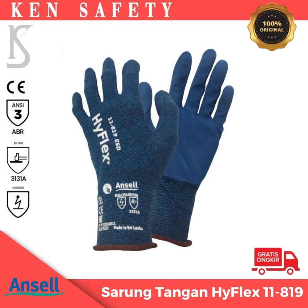 Ansell HyFlex Safety Gloves 11-819