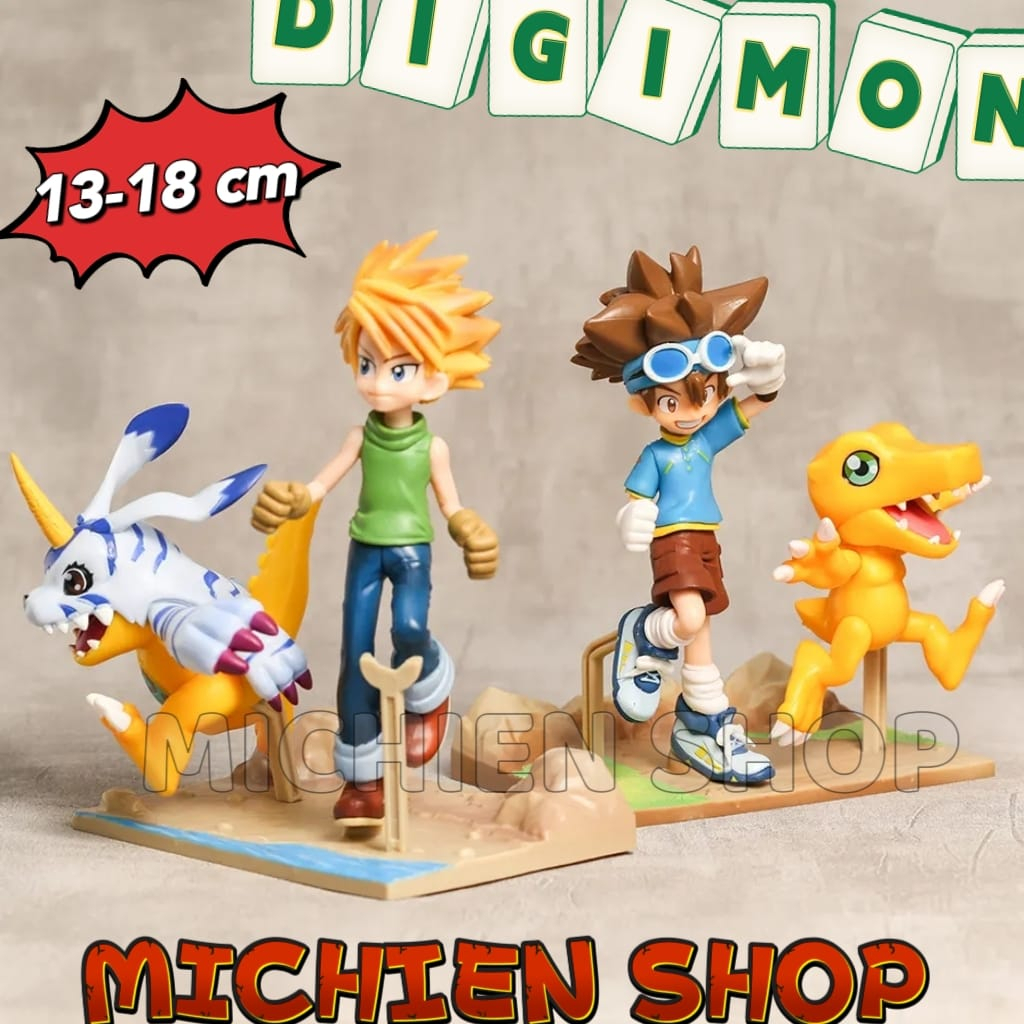 Digimon Action Figure Toys AGUMON GERYMON - ดิจิมอน