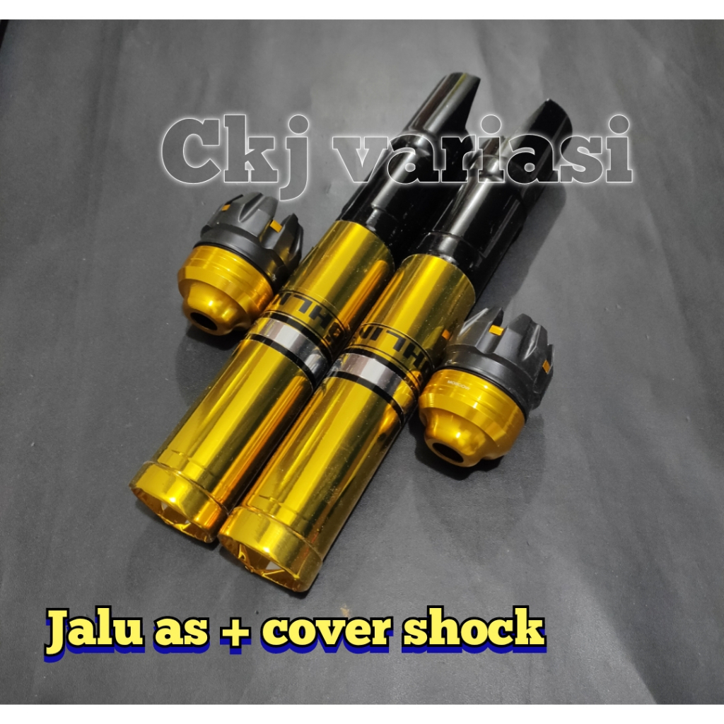 ฝาครอบ YAMAHA NMAX SHOCK รุ่นเก่า / ALL NEW NMAX PLUS GOLD AS TRACK