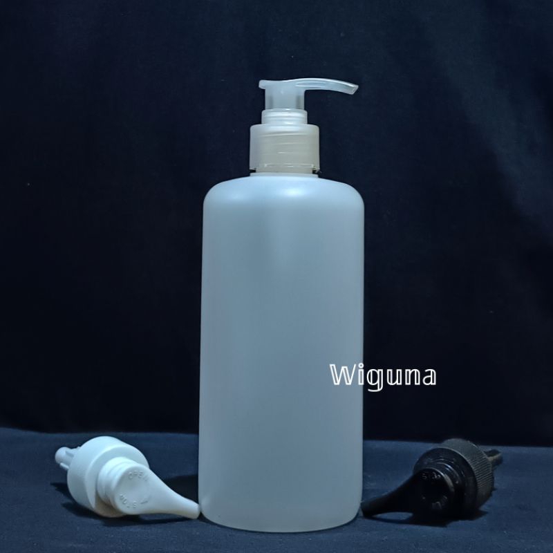 500ml HDPE Natural Pump Bottle / 500ml HDPE Natural Pump ขวดโลชั่น / 500ml Natural Handshop Bottle