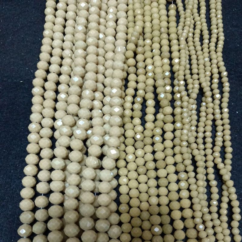 HIJAU คริสตัลเช็ก matte bakpau รุ่น K49 ตะไคร่น้ําสีเขียวอุปกรณ์เสริมสร้อยข้อมือสร้อยคอหน้ากากแขวนฯล