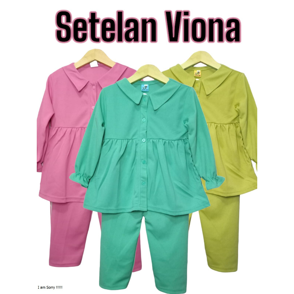 VIONA GIRLS ONE SET CLOTHES อายุ 2-7 ปี, GIRLS TUNIC SUITS, VIONA GIRLS SUITS