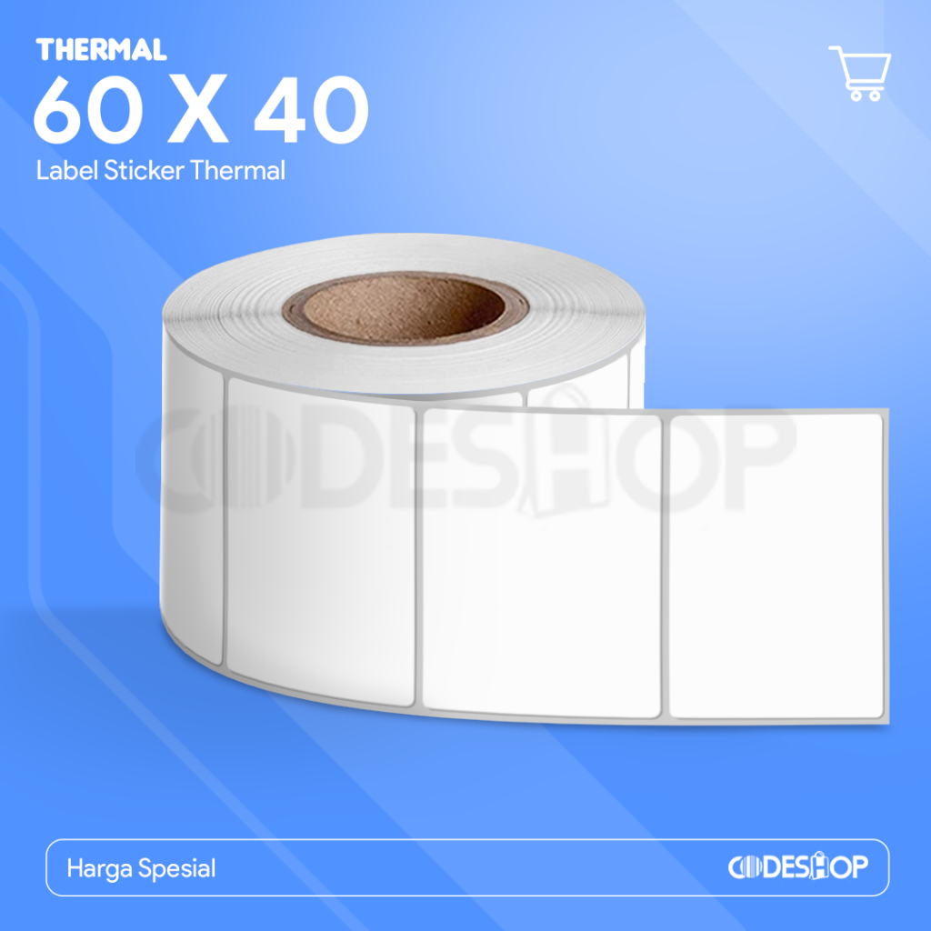 XPRINTER THERMAL STICKER LABEL 60 X 40 - 60 X 40 MM X PRINTER LABEL X-360