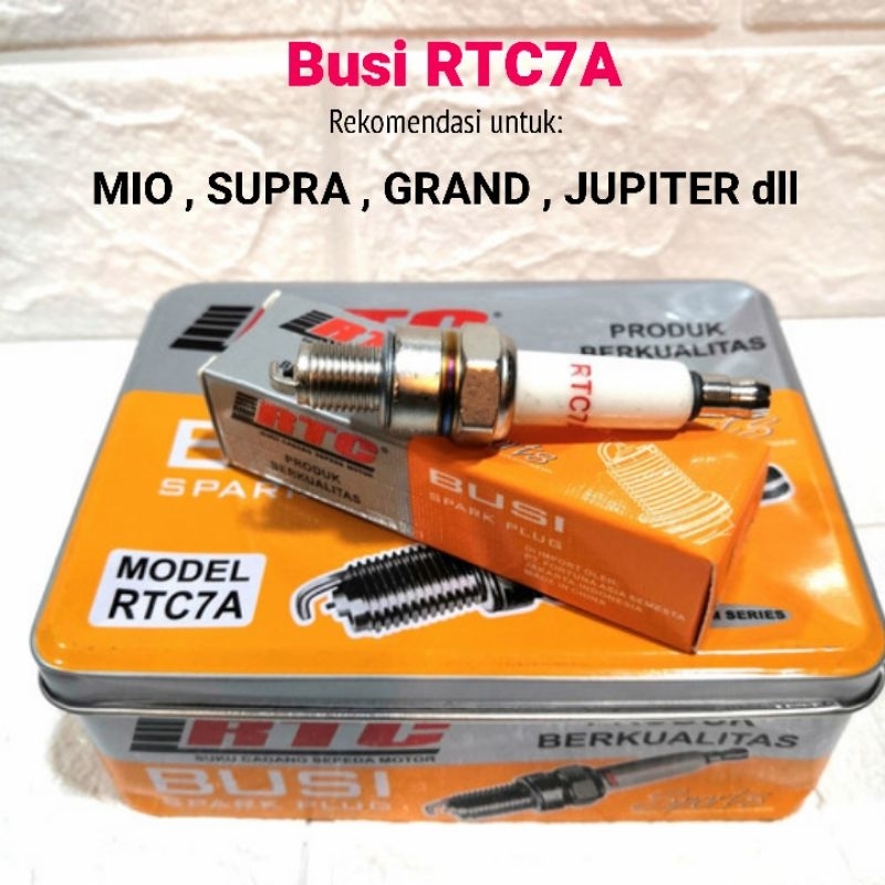 หัวเทียน RTC7A สําหรับ Mio Supra Grand Jupiter ฯลฯ (คอสั้น)