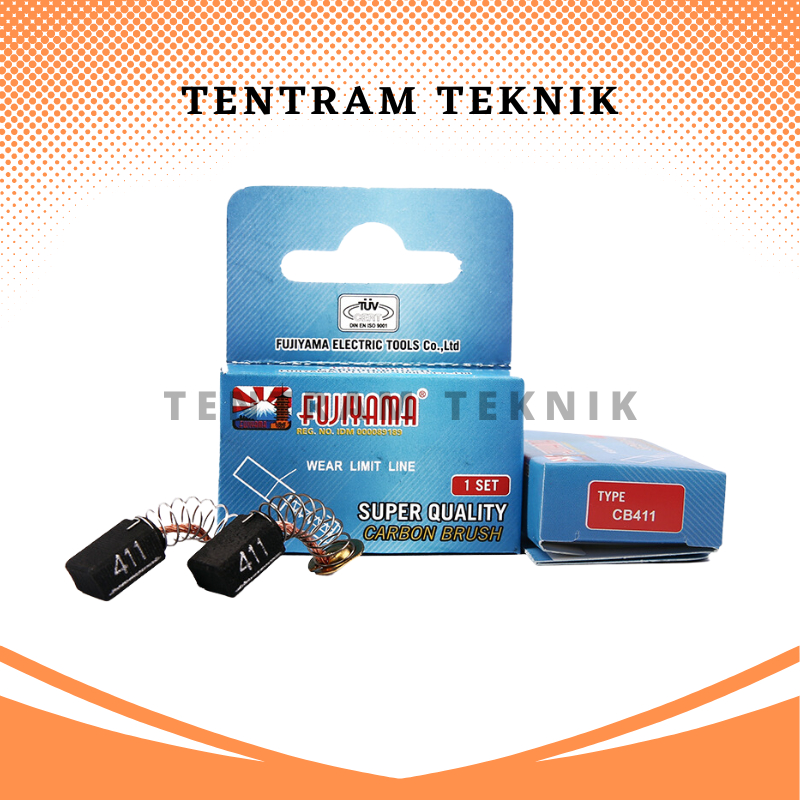 CARBON BRUSH 411 FUJIYAMA / SPUL / BROSTEL / CHARCOAL CB 411 FUJIYAMA / CHARCOAL SPUL / CB 411 / FUJ