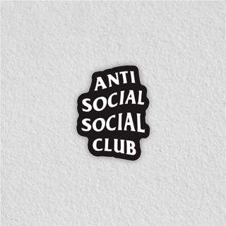 สติกเกอร์โลโก้ Anti Social