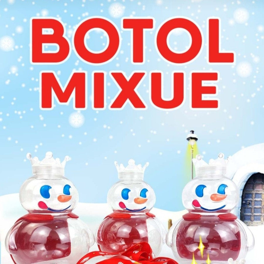 Original Mixue Bottle BPA FREE 700ML แก้วน้ําเครื่องดื่มใส - UNIVERSAL - Gadget Medan