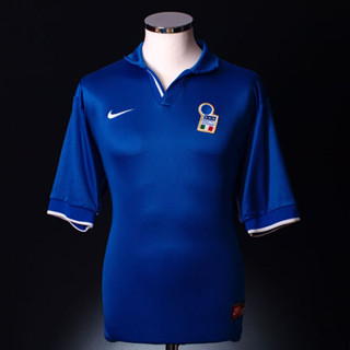 เสื้อกีฬาแขนสั้น พิมพ์ลาย Italy Jersey 1998