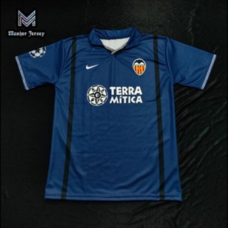 เสื้อกีฬาแขนสั้น ลายทีม Jersey Valencia 2000