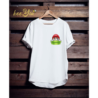 เสื้อยืด ลาย Mario POCKET UNISEX