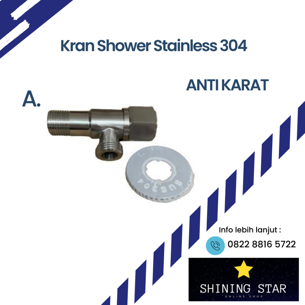 Chrome S6 1-Prong Stop Faucet / Stainless 1-Prong Stop Faucet / Single Faucet / Wall-Mounted 1-Prong