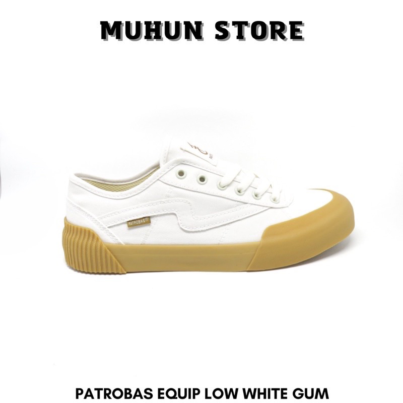 Patrobas Equip หมากฝรั่งขาวต่ํา อินโดนีเซียดั้งเดิม