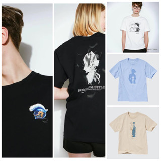 Uniqlo x เสื้อยืดลําลอง แขนสั้น พิมพ์ลายกราฟฟิก DETECTIVE CONAN