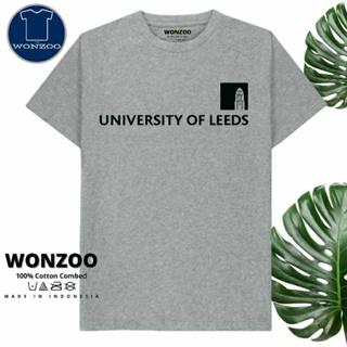 เสื้อยืด คุณภาพดี อเนกประสงค์ พิมพ์ลาย Vantely UNIVERSITY OF LEEDS