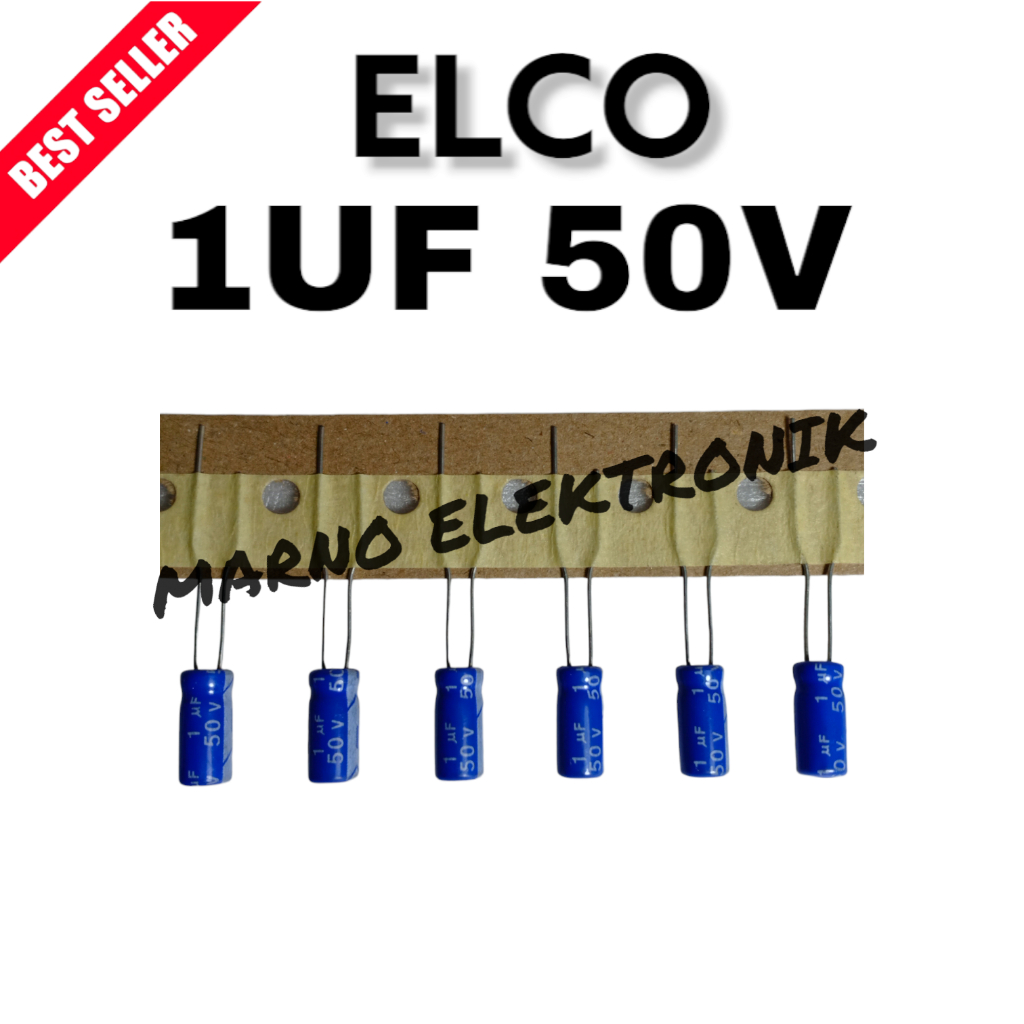 ELCO 1UF 50V 1 UF 50 V ต้นฉบับ