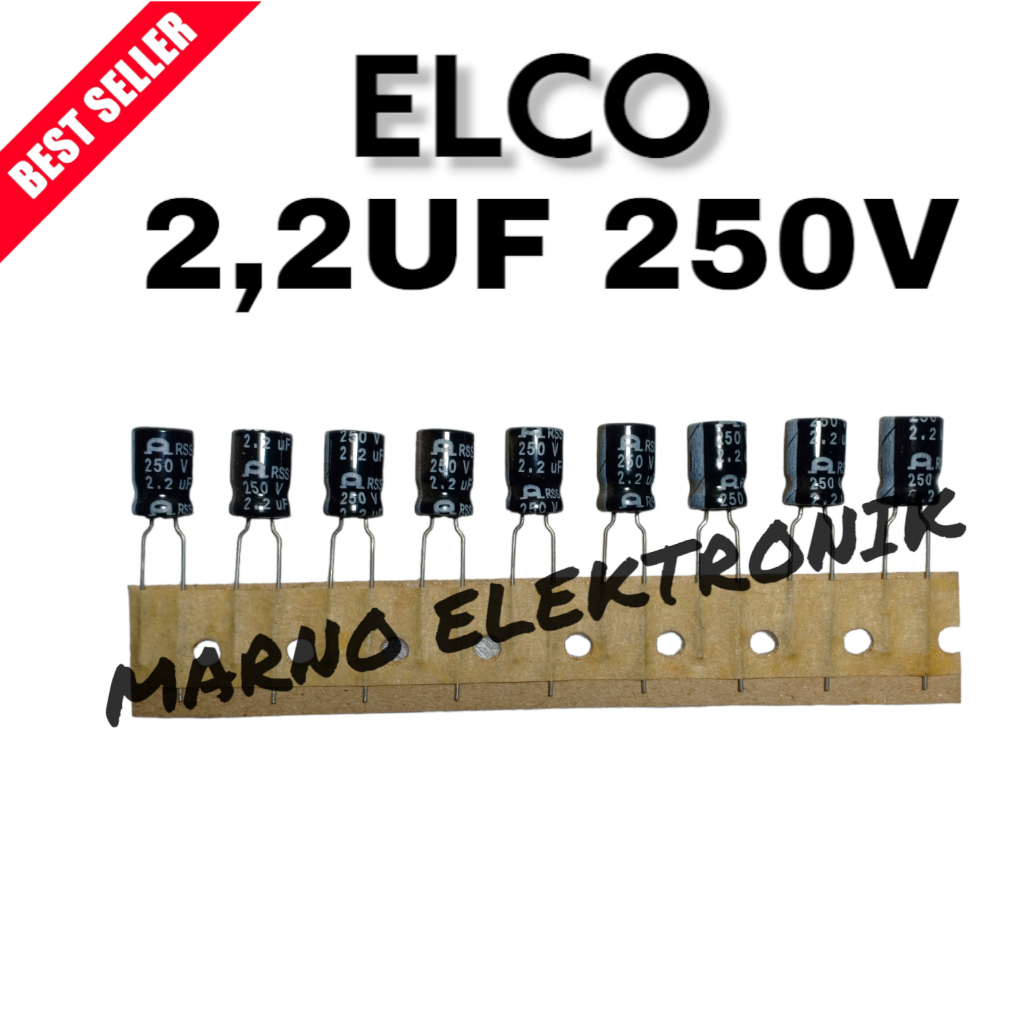 ELCO 2.2UF 250V 2.2 UF 250 V ต้นฉบับ