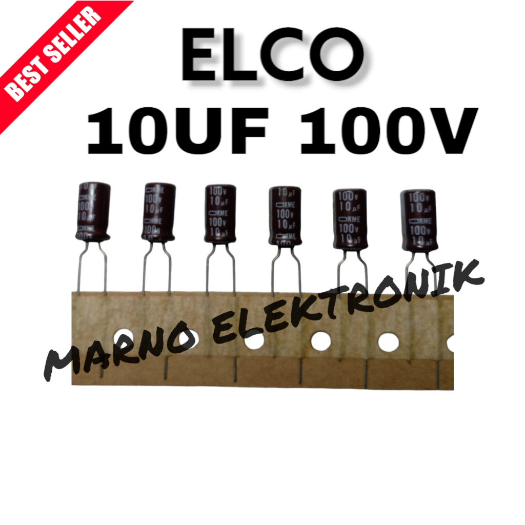 ELCO 10UF 100V 10 UF 100 V ต้นฉบับ