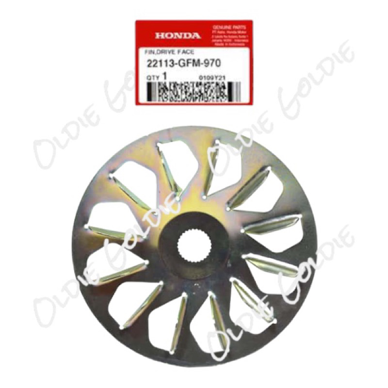 22113-GFM-970 Fin Drive Face Fan CVT Beat Scoopy Spacy Vario 110 CW คาร์บูเรเตอร์ & Fi Starter Noisy